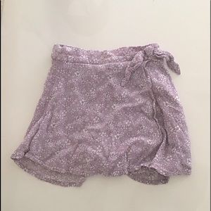 Abercrombie kids purple skirt with shorts under neath size 12